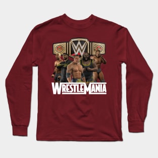 Wrestle Mania Smackdown Long Sleeve T-Shirt